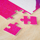 HORSEBACK RIDING GIRL PERSONALIZED PUZZLE. LEGPUZZEL (Zijkant)