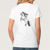 Horseback Riding Grandma T-shirt (Achterkant)