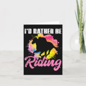 Horseback Riding Horse Kaart (Voorkant)