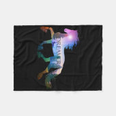 Horseback Riding Horse Lover Fleece Deken (Voorkant (Horizontaal))