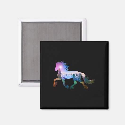 Horseback Riding Horse Lover Magneet (Voorkant / Achterkant)