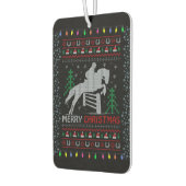 Horseback Riding Jumping Merry Kerstmis Luchtverfrisser (Links)
