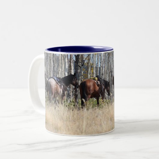 Horseback Riding Mok (Voorkant links)