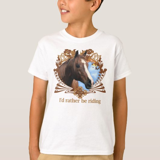 Horseback Riding Ponies Ponies T-shirt (Voorkant)