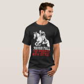 Horseback Riding Show Jumping Funny Equestrian gir T-shirt (Voorkant volledig)