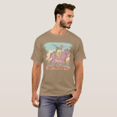 Horseback Riding van het paardenvaulter-paard T-shirt (Voorkant volledig)