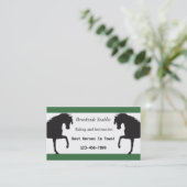 Horseback Riding Visitekaartje (Staand voorkant)