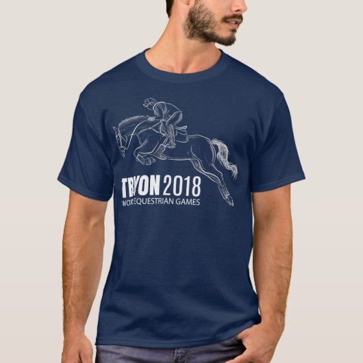 Horseback Tryon International World Equestrian T-shirt (Voorkant)