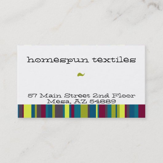 Horseblanket Colorbook Visitekaartje (Voorkant)