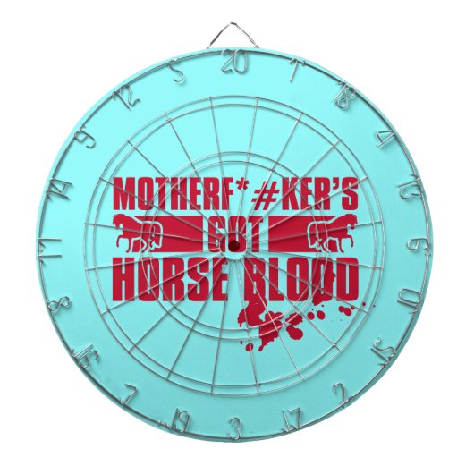 Horsebloed Dartbord (Voorkant)