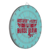 Horsebloed Dartbord (Voorkant Links)