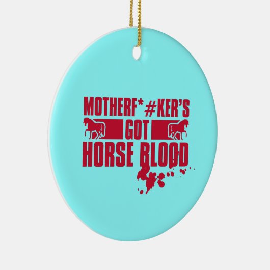 Horsebloed Keramisch Ornament (Rechts)