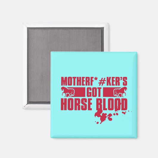 Horsebloed Magneet (Voorkant / Achterkant)