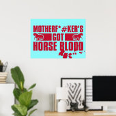 Horsebloed Poster (Thuiskantoor)