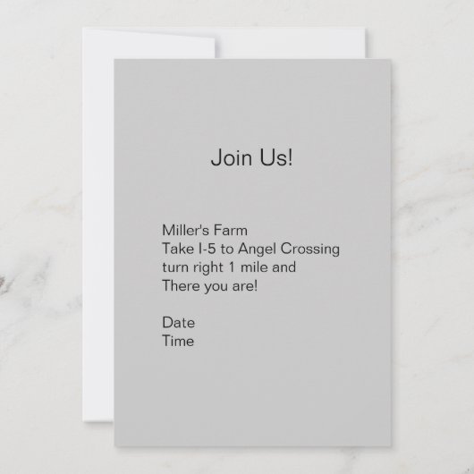 Horsedrawn Sleigh in Polen Kaart (Achterkant)