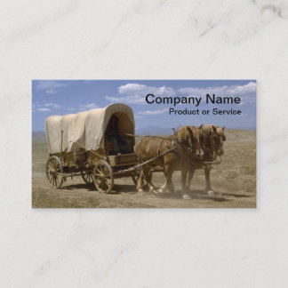 Horsedrawn Wagon visitekaartje