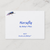 Horsefly ATC Visitekaartje (Achterkant)