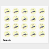 Horsefly Ronde Sticker (Vel)