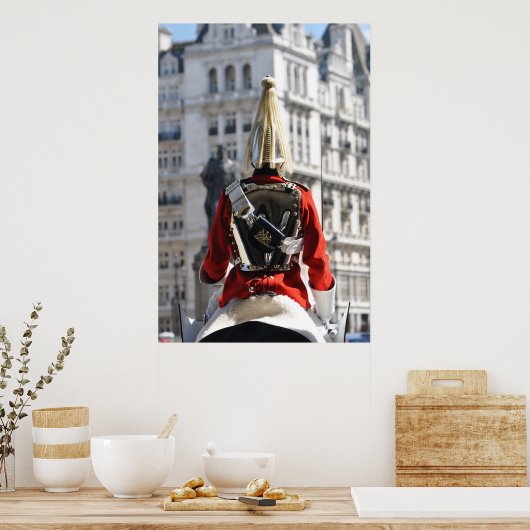 Horseguards in Londen Poster (Keuken)