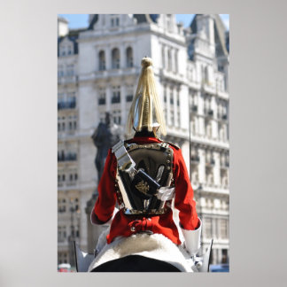 Horseguards in Londen Poster