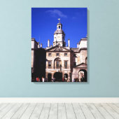 Horseguards Whitehall Canvas Afdruk (Insitu (Houten vloer))