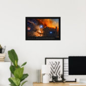 Horsehead and Flame Nebula (Barnard 33, NGC 2024) Poster (Thuiskantoor)