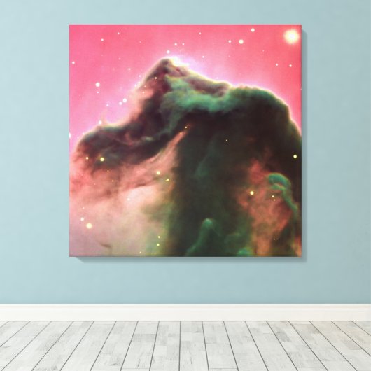 Horsehead Nebula - Geweldige ruimte Afbeeldingen Canvas Afdruk (Insitu (Houten vloer))