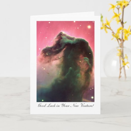 Horsehead Nebula - Goed gelag in je nieuwe enture Kaart (Gele Bloem)