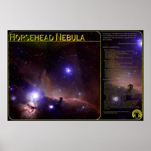 Horsehead Nebula-Print Poster (Voorkant)