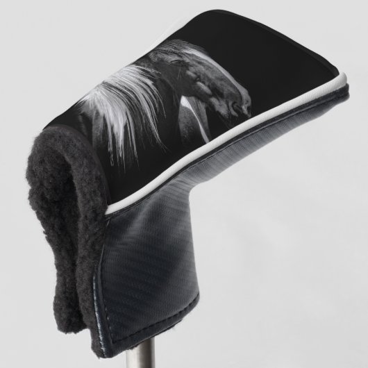 Horsehead Putter Hoesje Golfheadcover (3/4 voorkant)