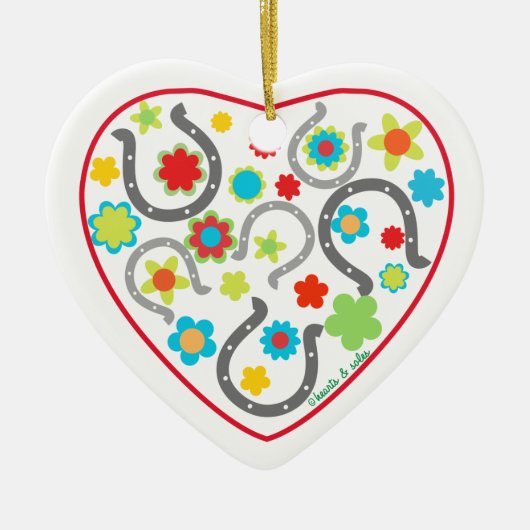 Horsehoe Heart Ornament (Voorkant)