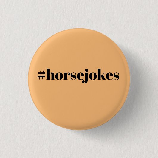 #horsejokes button (Voorkant)