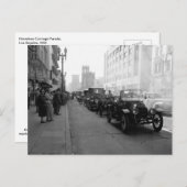 Horseless Carriage Parade, Los Angeles, Verenigde  Briefkaart (Voorkant / Achterkant)