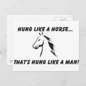 Horseman Briefkaart (Voorkant / Achterkant)