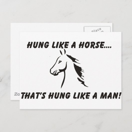 Horseman Briefkaart (Voorkant / Achterkant)