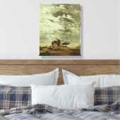 Horseman Canvas Afdruk (Insitu (Slaapkamer))