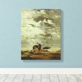 Horseman Canvas Afdruk (Insitu (Houten vloer))