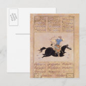 Horseman tekent zijn buis briefkaart (Voorkant / Achterkant)