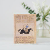 Horseman tekent zijn buis briefkaart (Staand voorkant)