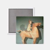 Horseman, uit Xianyang, Shaanxi Magneet (Voorkant / Achterkant)