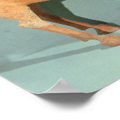 Horseman, uit Xianyang, Shaanxi Poster (Hoek)