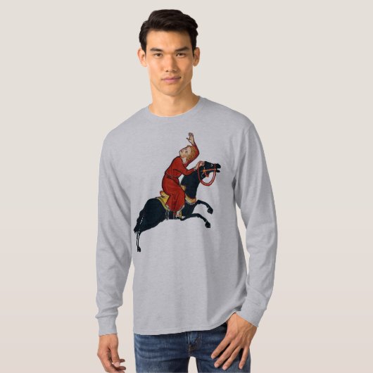 Horseman Waving T-shirt (Voorkant volledig)