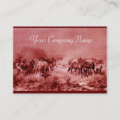 HORSEN, Rood bruin Visitekaartje (Achterkant)