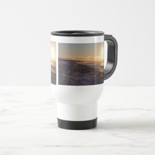 Horseneck Beach Snowy Sunrise Mok (Voorkant rechts)