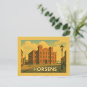 Horsens Denemarken Haven Briefkaart (Staand voorkant)