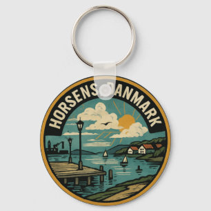 Horsens haven Denemarken Sleutelhanger