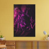 HorseOnPurple - Wrapped Canvas Afdruk (Insitu (Woonkamer))