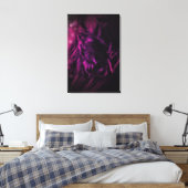 HorseOnPurple - Wrapped Canvas Afdruk (Insitu (Slaapkamer))