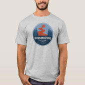 Horsepasture Wild en Schilderachtig River North Ca T-shirt (Voorkant)