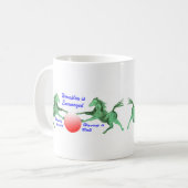 Horseplay wordt aangemoedigd koffiemok (Voorkant links)